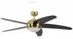 Pepeo Deckenventilator Melton Messing / Wenge mit Licht 132