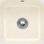 Villeroy & Boch Villeroy&Boch Sp&uuml;lbecken, K&uuml;chensp&uuml;le Cisterna 50 Ivory 445x445mm,