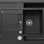 BLANCO GmbH + Co KG BLANCO METRA 45 S-F fl&auml;chenb&uuml;ndige Sp&uuml;le SILGRANIT Anthrazit