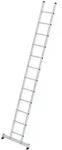 Sprossen-Anlegeleiter aus Aluminium, mit nivello&reg; -Traverse, 12 Sprossen