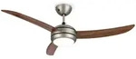 Klarstein El Paso 2-in-1 Ventilator & Deckenlampe &Oslash;132 cm 10.344 m3/h 49 dB Walnuss