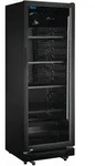 SARO Getr&auml;nkek&uuml;hlschrank mit Glast&uuml;r - schwarz Modell GTK 360