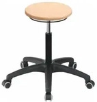meychair Sitzhocker Assistant Basic mit Rollen Holz - Hocker, Buche