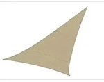 Perel Sonnensegel, winddurchl&auml;ssig, wasserdurchl&auml;ssig, 3.6 x 3.6 x 3.6 m, 180 g/m2,