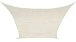 Perel Sonnensegel, wasserabweisend, 4 x 3 m, 160 g/m2, Polyester, Rechteck, Creme