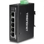 TRENDnet TI-G50 5-Port Geh&auml;rteter Industrieller Gigabit DIN-Rail Switch