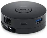 Dell Mobile Adapter DA300 Docking Station USB-C GigE VGA Schwarz