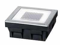 Paulmann Solar LED Bodeneinbauleuchte Cube IP67 2700K 3,6lm Edelstahl Klar 93774