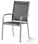 Sieger 911/A-G Stapelsessel Meran, graphit, grau