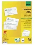 Sigel Visitenkarten 225 g/m2 Wei&szlig; 40 Blatt &agrave; 10 St&uuml;ck