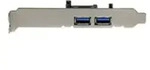 StarTech.com 2 Port PCI Express SuperSpeed USB 3.0 Schnittstellenkarte UASP SATA