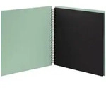 Fotoalbum Whire-O 60 Seiten 290x290mm mint/schwarz