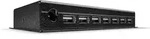 Lindy 42794 USB-HUB 2.0 Metall Hub, 7 Port, mit Euro Netzteil