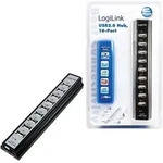LogiLink UA0096 - 480 Mbit/s - Schwarz - ROHS - CE - FCC - 220 V - 50 - 60 Hz - 3,5 A