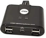 Aten US424 US424 USB 2.0 Data Switch, 4 USB-Ger&auml;te an 4 PC, elektronisch