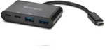 Kensington USB-Hub CH1000 USB-C 4-Port Hub schwarz