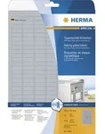 HERMA Typenschild-Etiketten SPECIAL, 210 x 297 mm, silber
