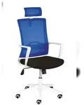 Mayer Sitzm&ouml;bel, Drehstuhl mit Kopfst&uuml;tze 2377, Blau/Schwarz, 2377_502