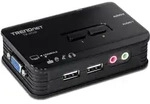 TRENDnet TK-209K KVM Switch 2-Port USB Kit mit Audio