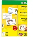 Sigel Visitenkarten MP A4 Ink/Laser/Copy 185g/qm hochwei&szlig; VE=600 St&uuml;ck