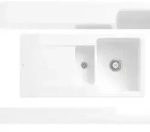 Villeroy & Boch Villeroy&Boch Sp&uuml;lbecken, K&uuml;chensp&uuml;le Siluet 60 R Wei&szlig; Alpin