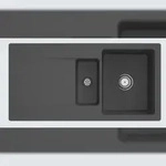 Villeroy & Boch Villeroy&Boch Sp&uuml;lbecken, K&uuml;chensp&uuml;le Graphite 60 R Stone