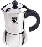 GR&Auml;WE Espressokocher 10 Tassen Edelstahl