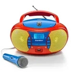 K&auml;rcher Karcher RR 5026 tragbares CD Radio - bunte Boombox mit CD-Player, UKW...