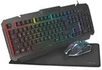 Keyboard & Mouse plus Mauspad LogiLink Gaming Combo Set