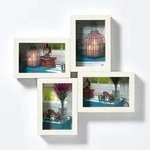 walther + design Rustic Portrait Galerierahmen, weiss, 4 X 10 x 15 cm