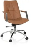 B&uuml;rostuhl / Drehstuhl SARANTO II Kunstleder camelbraun hjh OFFICE