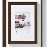 walther + design Bohemian Designrahmen 40x50 cm NUSSBAUM