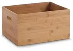 ZELLER Archivkiste, 30 x 40 x 20 cm, Bamboo, mit Tragegriffen