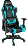 tectake Premium Racing B&uuml;rostuhl Twink Schwarz/Azur