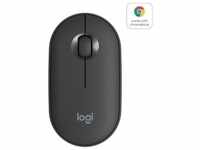 Logitech Pebble M350 Wireless Mouse Maus Beidhändig RF kabellos + Bluetooth Optisch