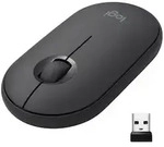 Logitech M350 Pebble Kabellose Maus Graphite