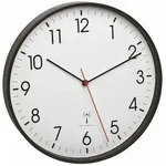 TFA-Dostmann 60.3537.01 Wanduhr Quarzwanduhr Rund Schwarz