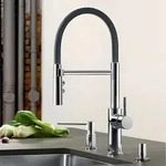 BLANCO GmbH + Co KG BLANCO CATRIS-S Flexo K&uuml;chenarmatur Wasserhahn Hochdruck chrom