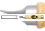 Kirschen Stechbeitel mit Wei&szlig;buchenheft - 6mm