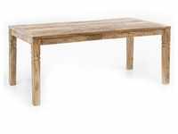 WOHNLING Esstisch WL5.078 120 x 70cm Esszimmertisch Massiv Holz Tisch Küchentisch