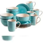 M&Auml;SER Fr&uuml;hst&uuml;ckset 18-tlg., Serie LUMACA, T&uuml;rkis, 931496