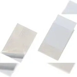 Durable Visitenkarten-Tasche Pocketfix 90x57mm transparent VE=10 St&uuml;ck