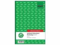 Kombinationsbuch A5 SD 2x40Bl Auftrag/Lieferschein/Rechnung
