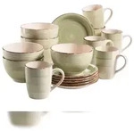 M&Auml;SER Fr&uuml;hst&uuml;ckset 18-tlg., Serie LUMACA, Gr&uuml;n, 931490