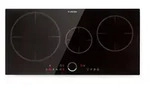Klarstein Delicatessa 80 Einbaukochfeld Induktion 3 Zonen 7400W Glaskeramik Schwarzes