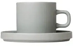 Blomus Pilar Set 2 Kaffeetassen Mirage Grey 200 ml