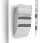 Durable Prospektspenderset A4 quer ws FLEXIBOXX 6 F&auml;cher