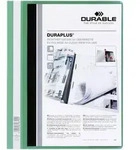 Durable Angebotshefter Duraplus A4 mit Sichttasche Folie gr&uuml;n Packung mit 25...