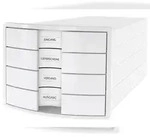 HAN Schubladenbox IMPULS 1012-12 DIN A4/C4 4F&auml;cher geschl. ws