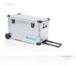 ZARGES Alu-Rollbox, HxLxB 455x800x400mm, 99l, W&auml;nde mit umlaufenden Sicken, 2 Rollen